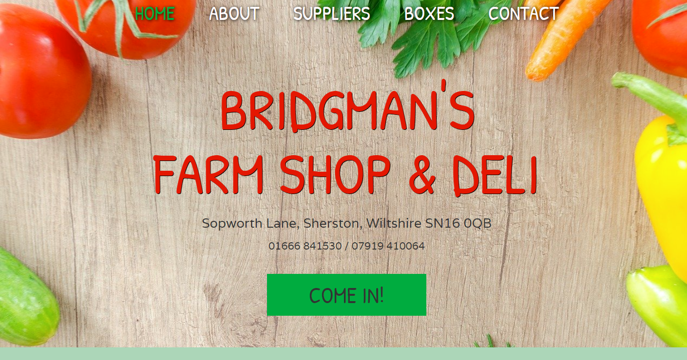 AllAbout Sites - Bridgman's Farm Shop